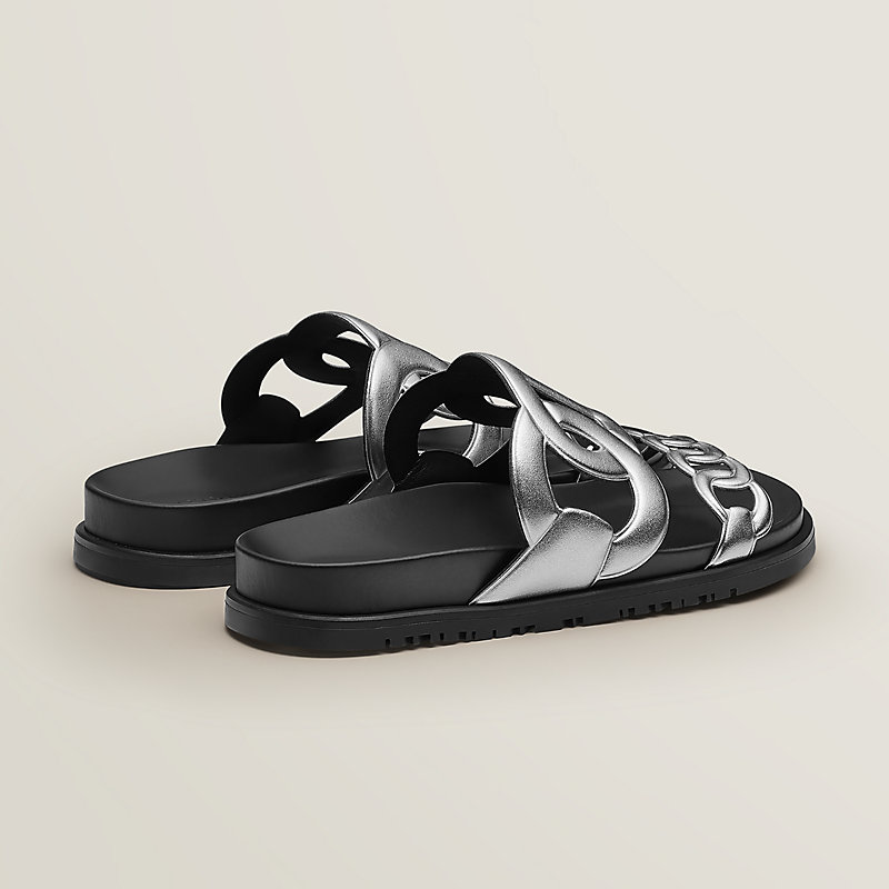 Extra sandal - Grey | Hermès Singapore